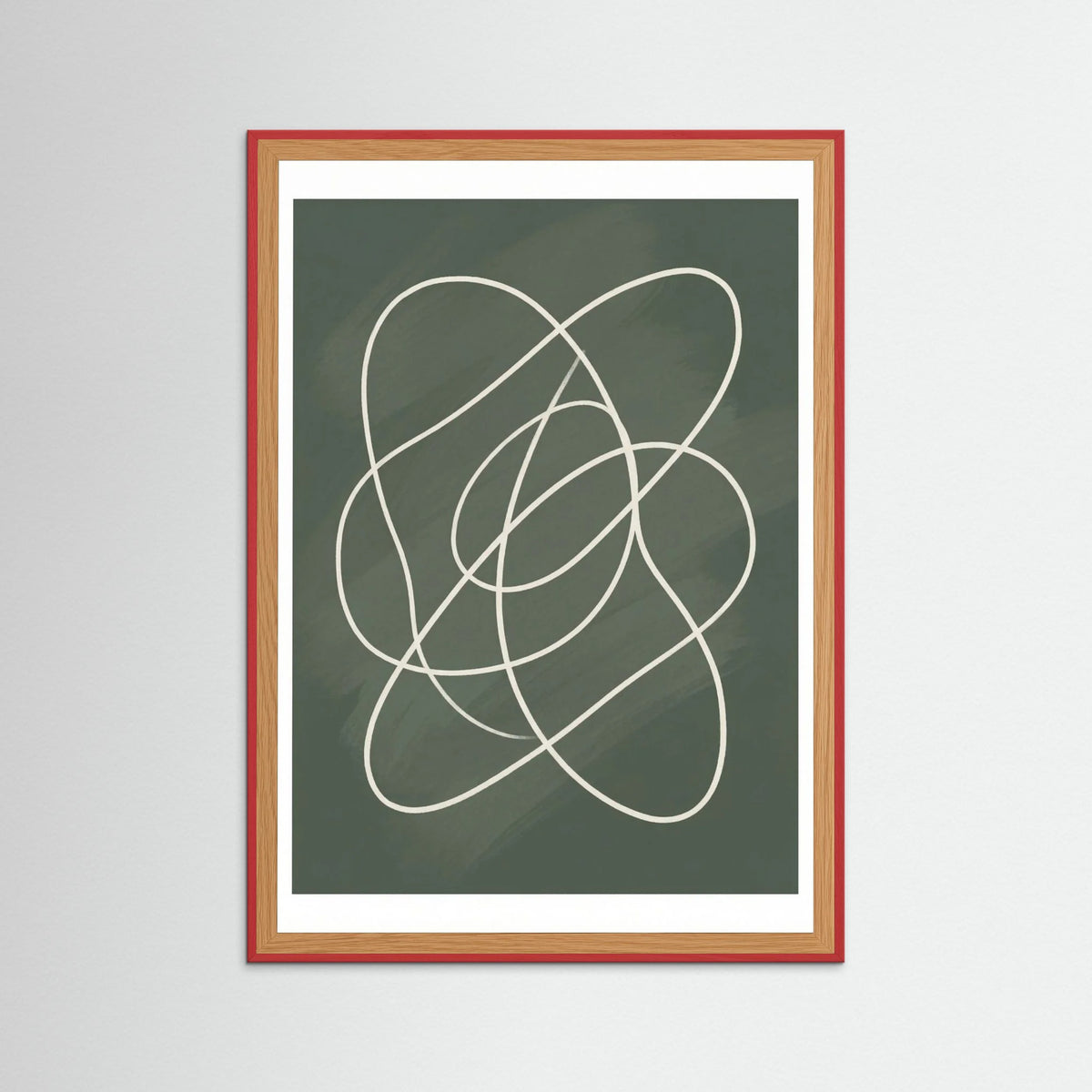 Red Wood Organic Flow Green