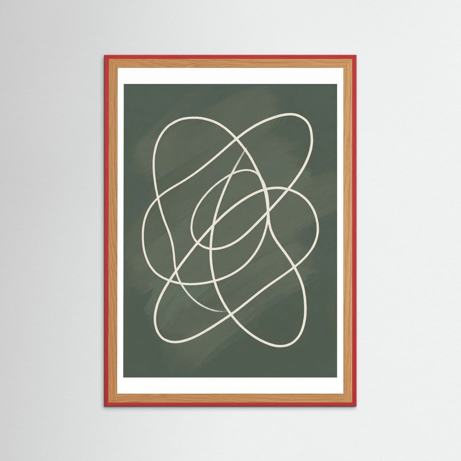 Red Wood Organic Flow Green