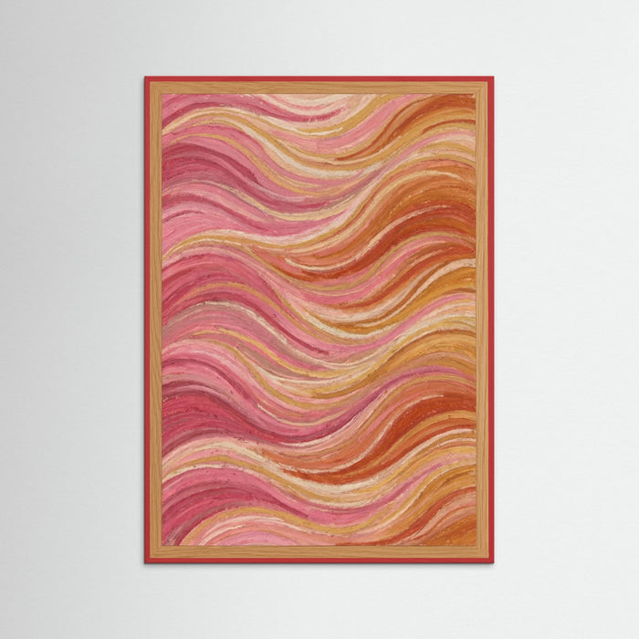 Red Wood Organic Flow Lightbeige