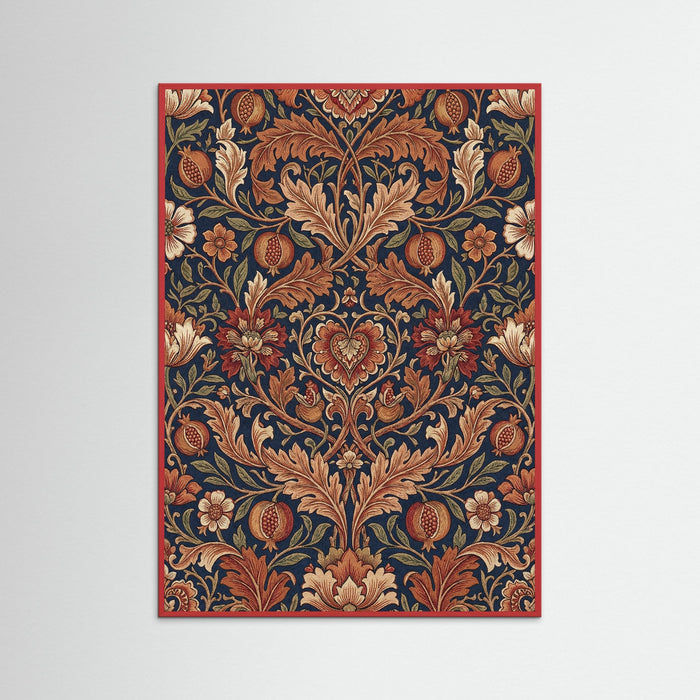Red Wood Ornate Foliage