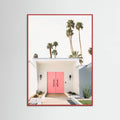 Palm Springs Pink Door Poster – poster and art print