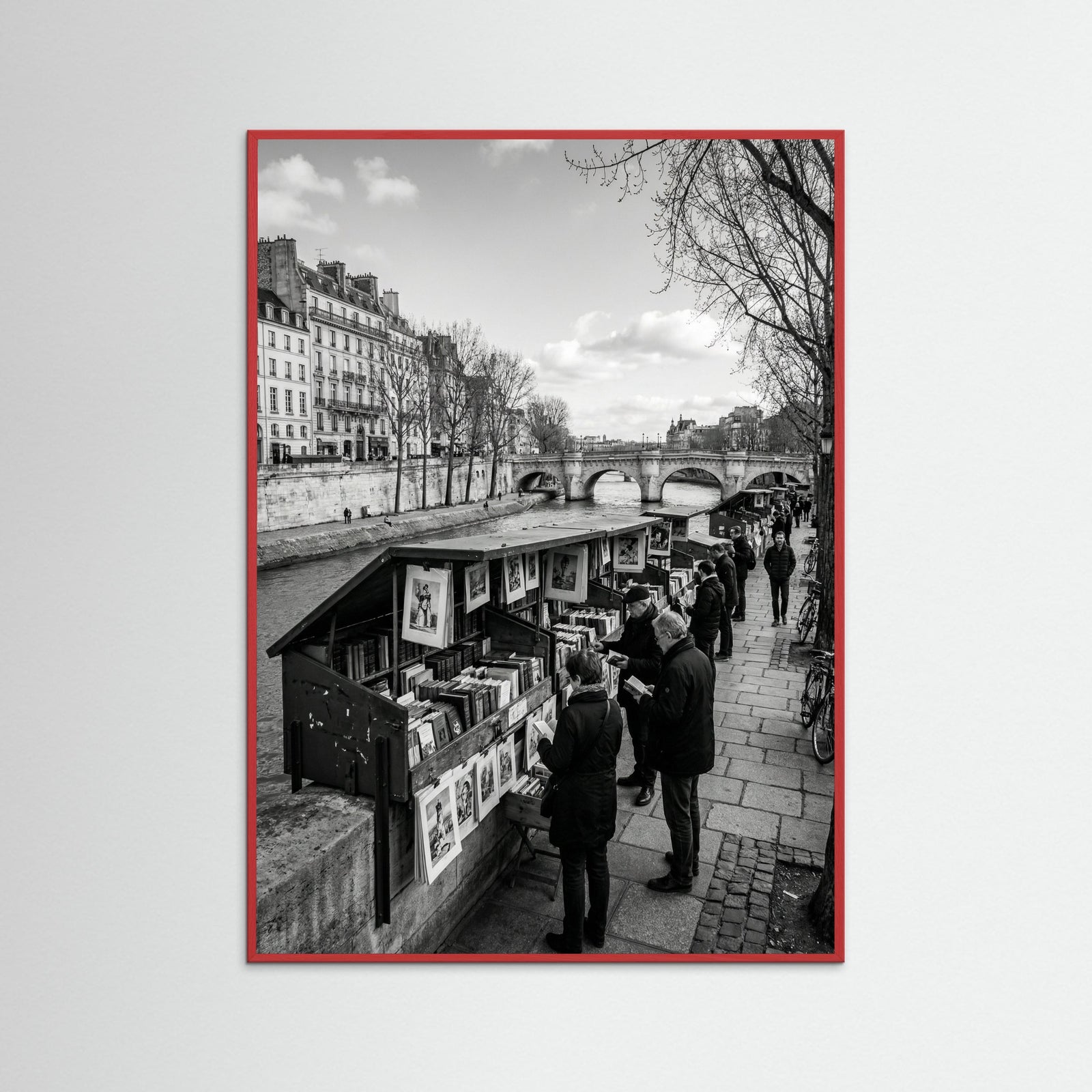 Red Wood Parisian Cafe Corner