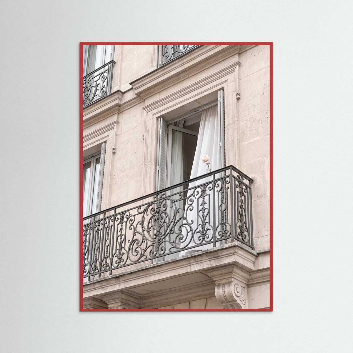 Red Wood Parisian Chic Entrance