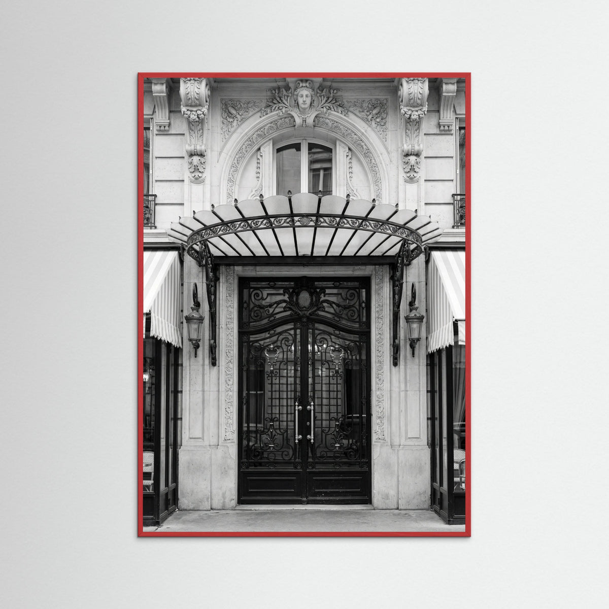 Red Wood Parisian Elegance