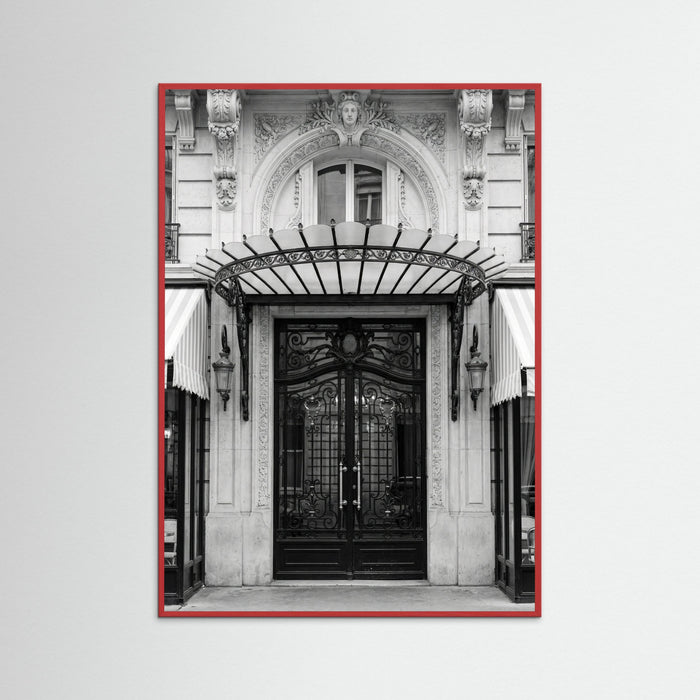 Red Wood Parisian Elegance