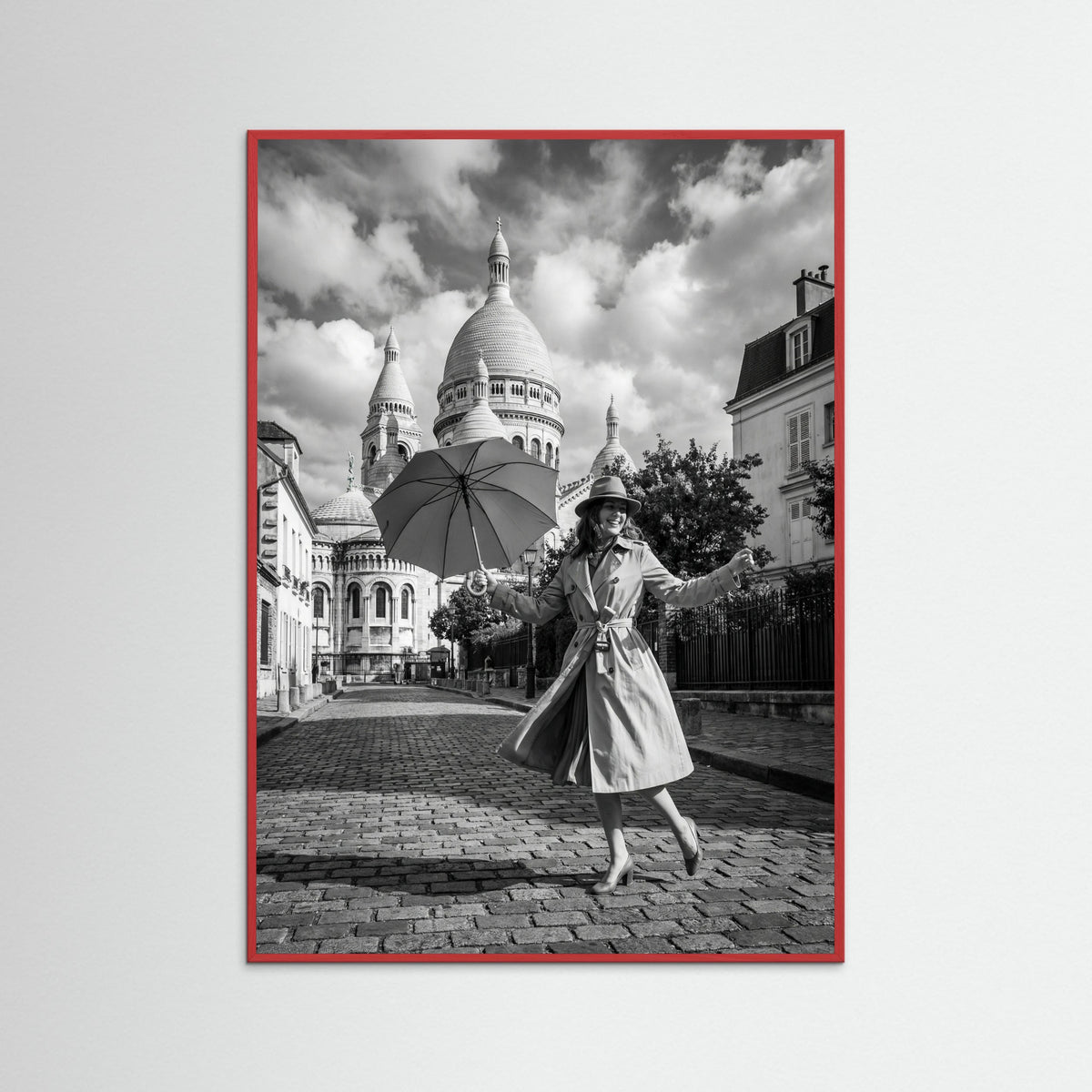 Red Wood Parisian Whimsy