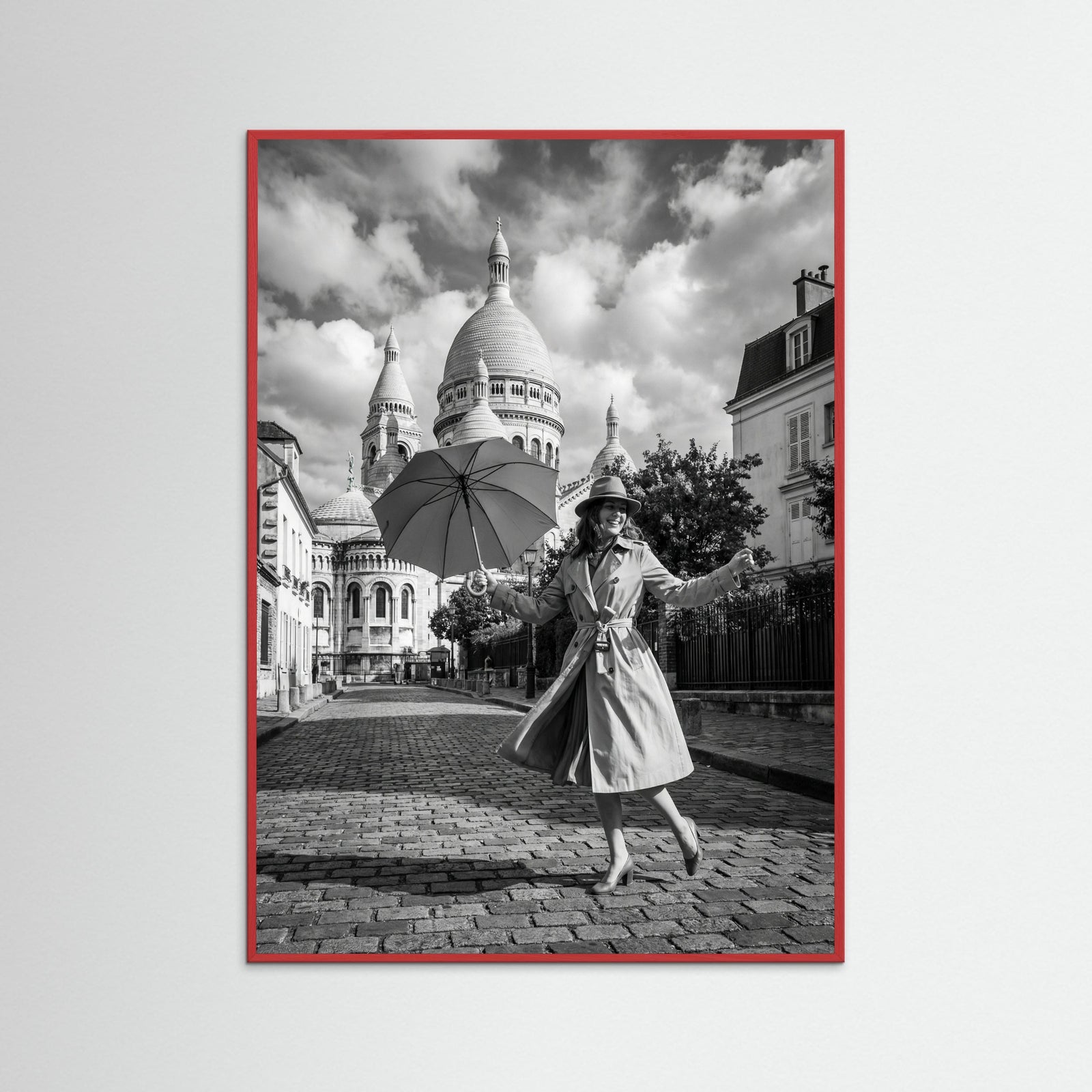 Red Wood Parisian Whimsy