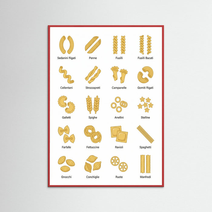 Red Wood Pasta Varieties Guide