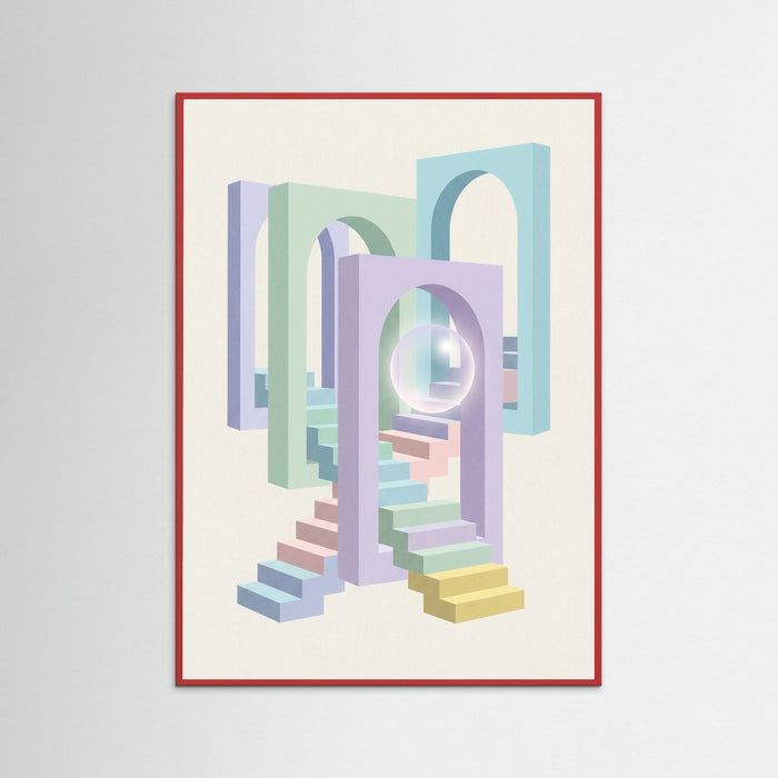 Red Wood Pastel Perspectives