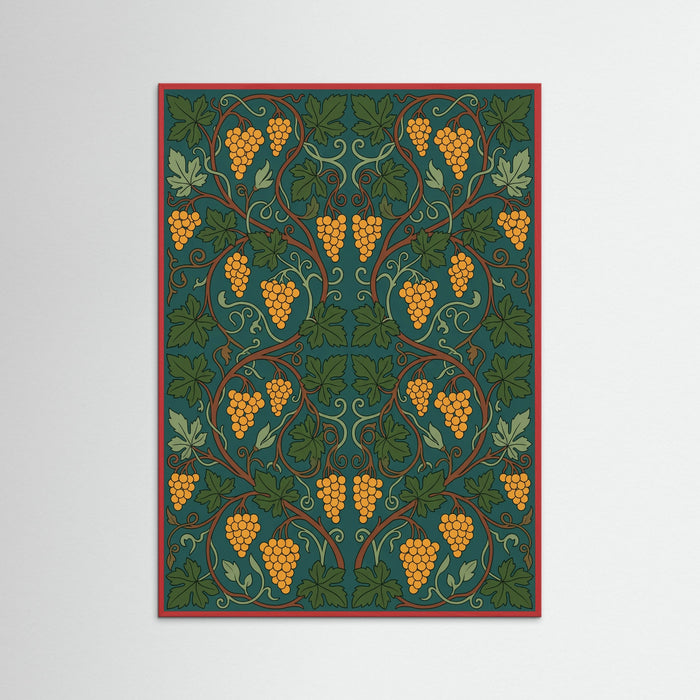 Red Wood Patterned Life Tree