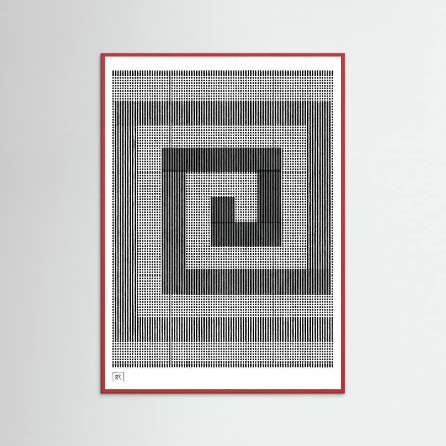 Patterns Fabric Inspired 2b Poster – poster en kunstdruk