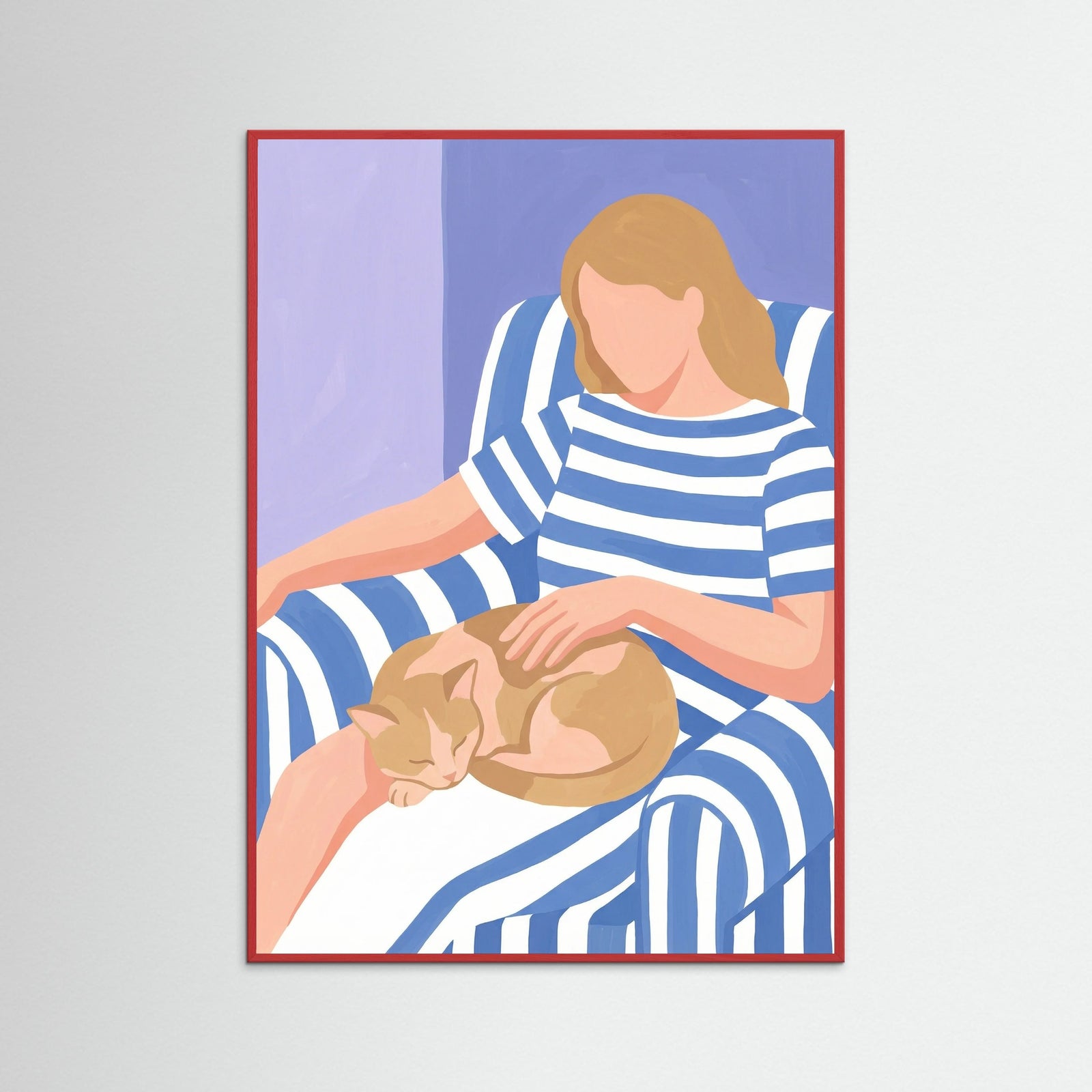 Red Wood Peaceful Slumber Blue
