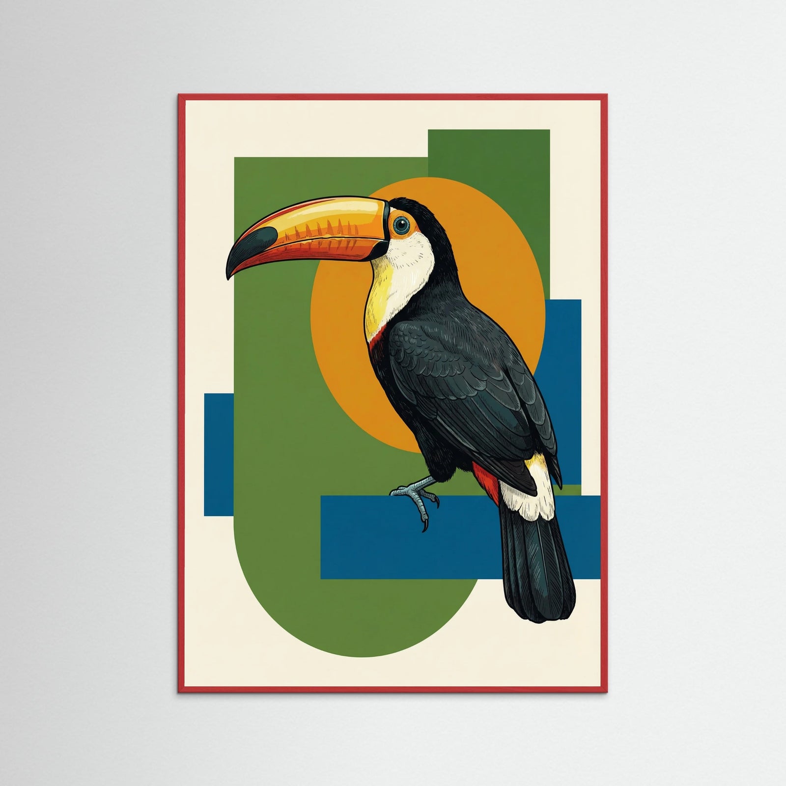 Red Wood Peacock Radiance