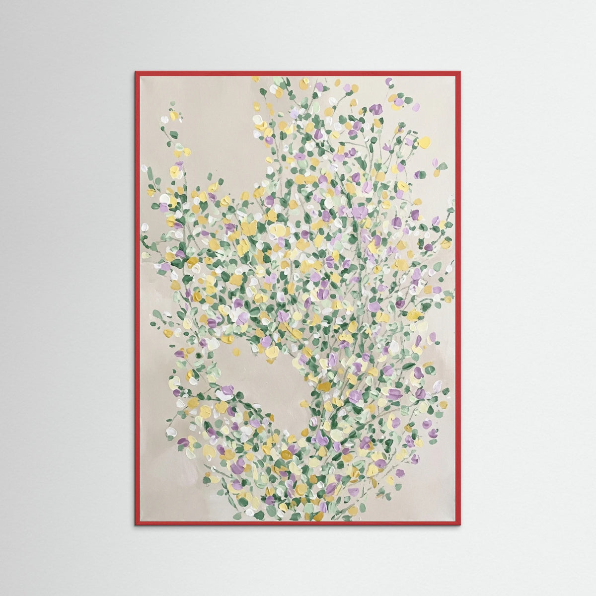 Red Wood Petal Scatter