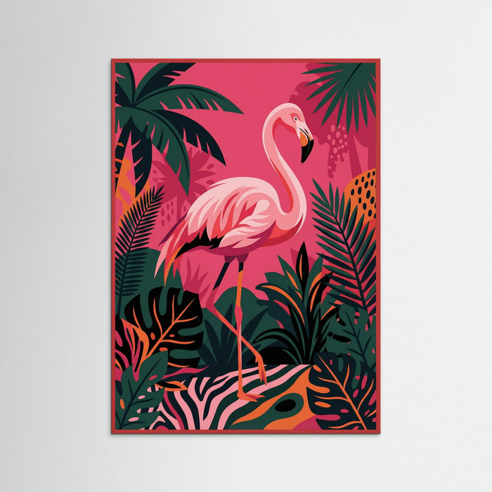 Red Wood Pink Jungle Tiger