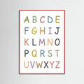 Red Wood Playful Number Chart