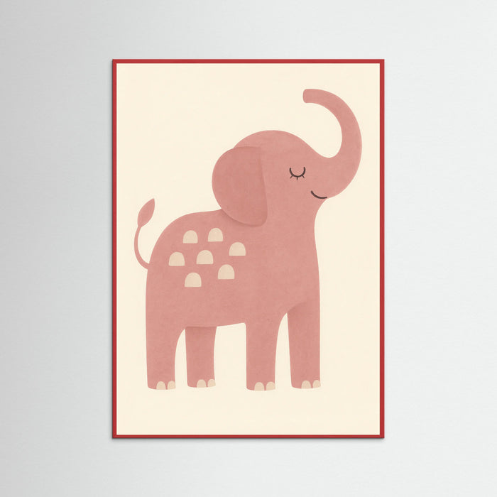 Red Wood Playful Pachyderm