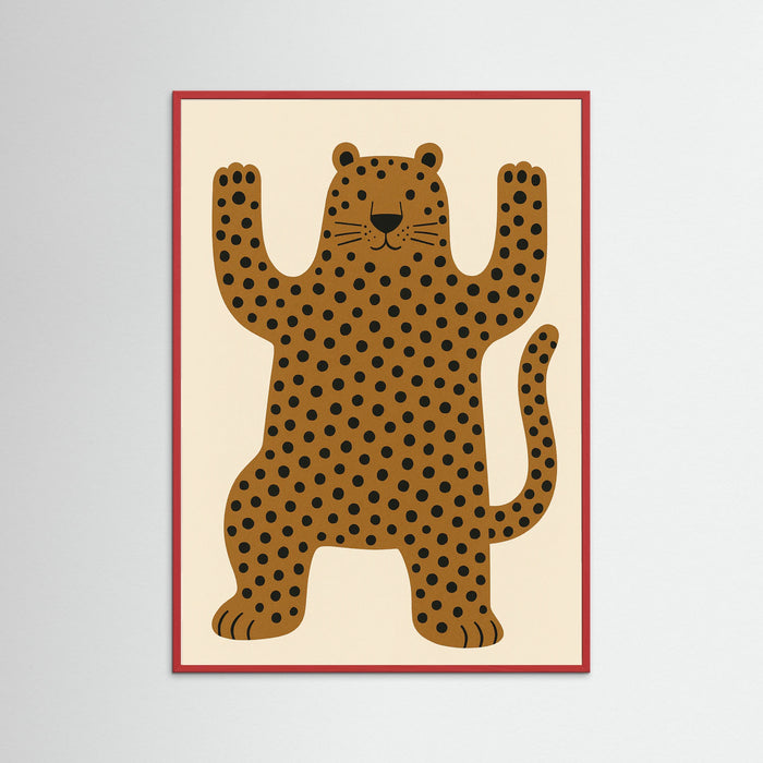 Red Wood Playful Predator