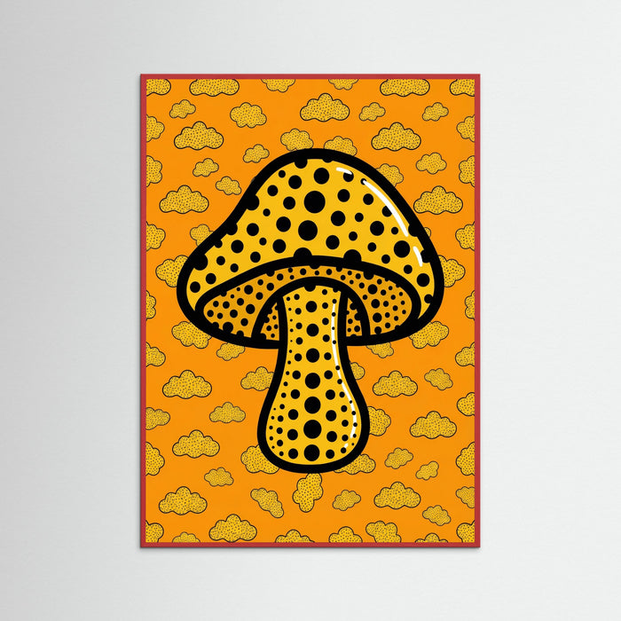 Red Wood Polka Dot Gourd