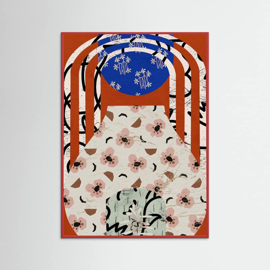 Red Wood Potterypoemno11 Poster
