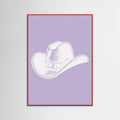 Plakat Purple Cowboy Hat – plakat i druk artystyczny