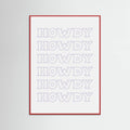 Plakat Purple Howdy – plakat i druk artystyczny