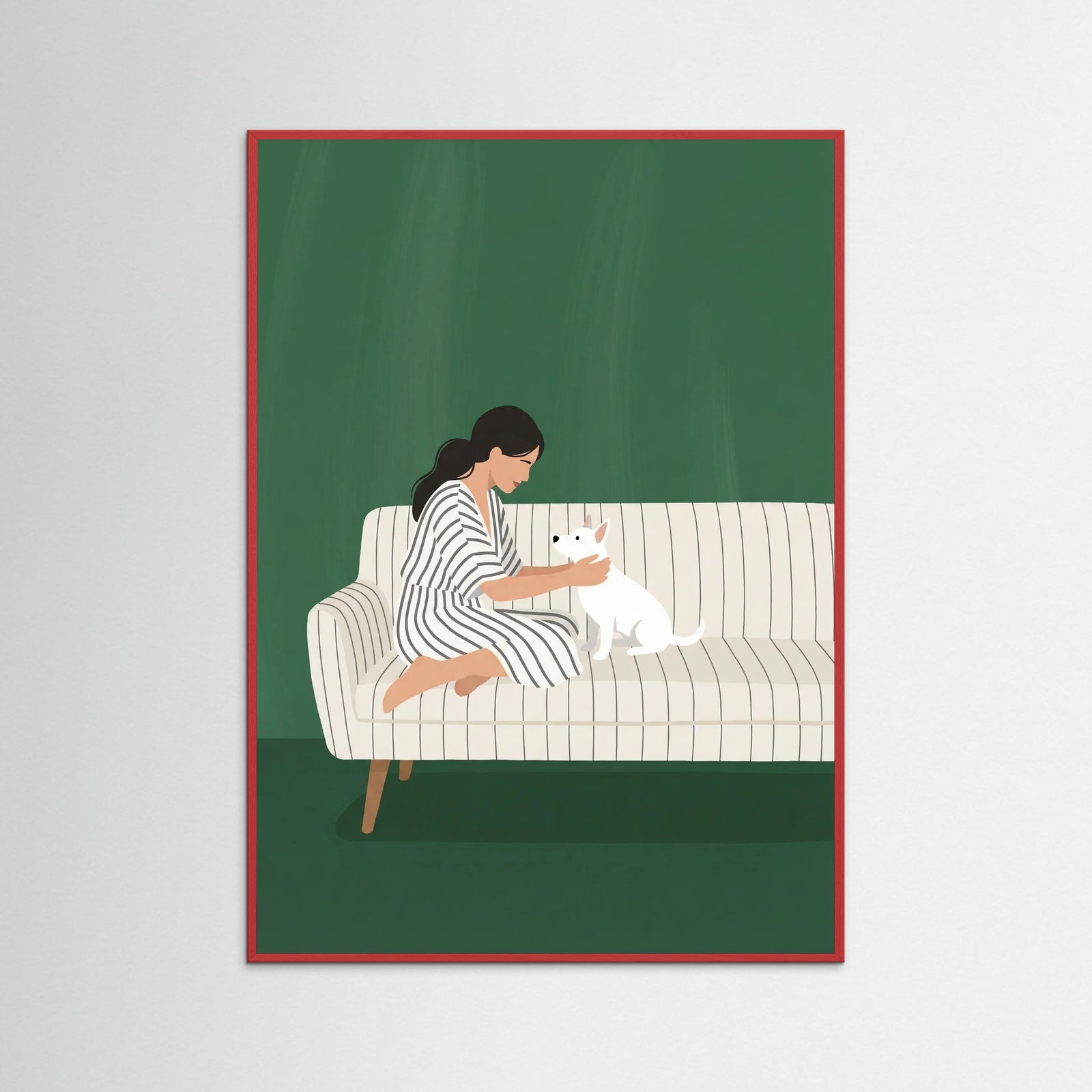 Red Wood Quiet Companionship