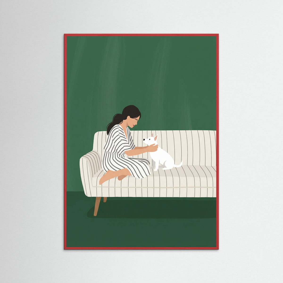 Red Wood Quiet Companionship