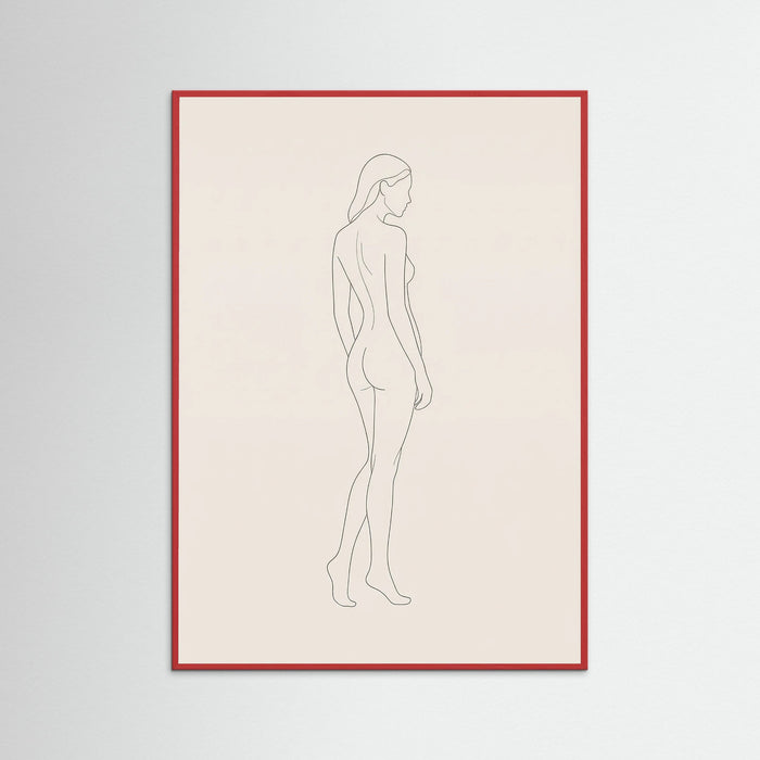 Red Wood Quiet Contemplation Beige