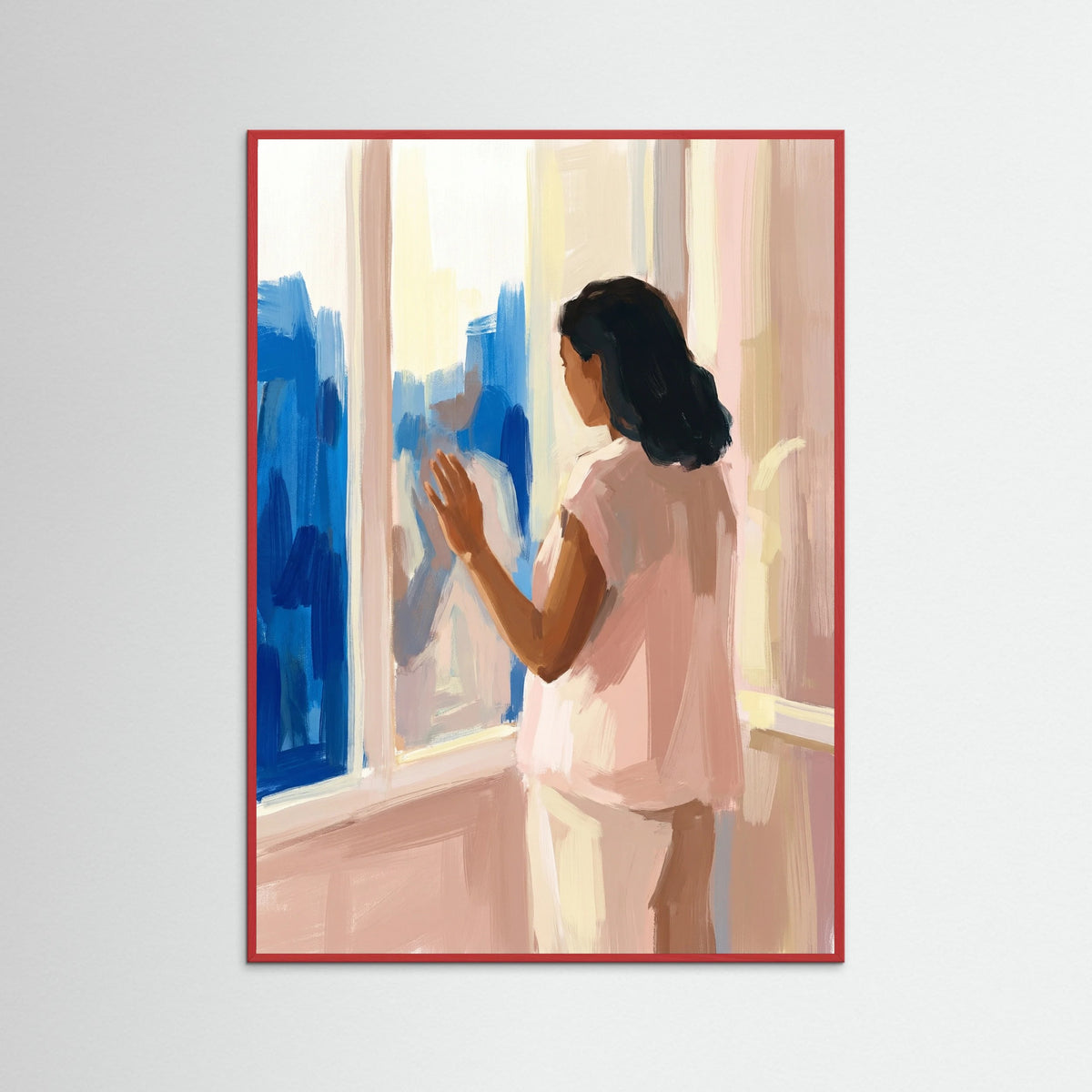 Red Wood Quiet Contemplation Beige