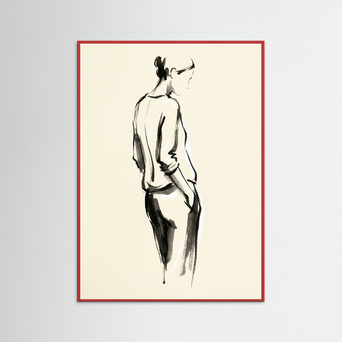 Red Wood Quiet Contemplation