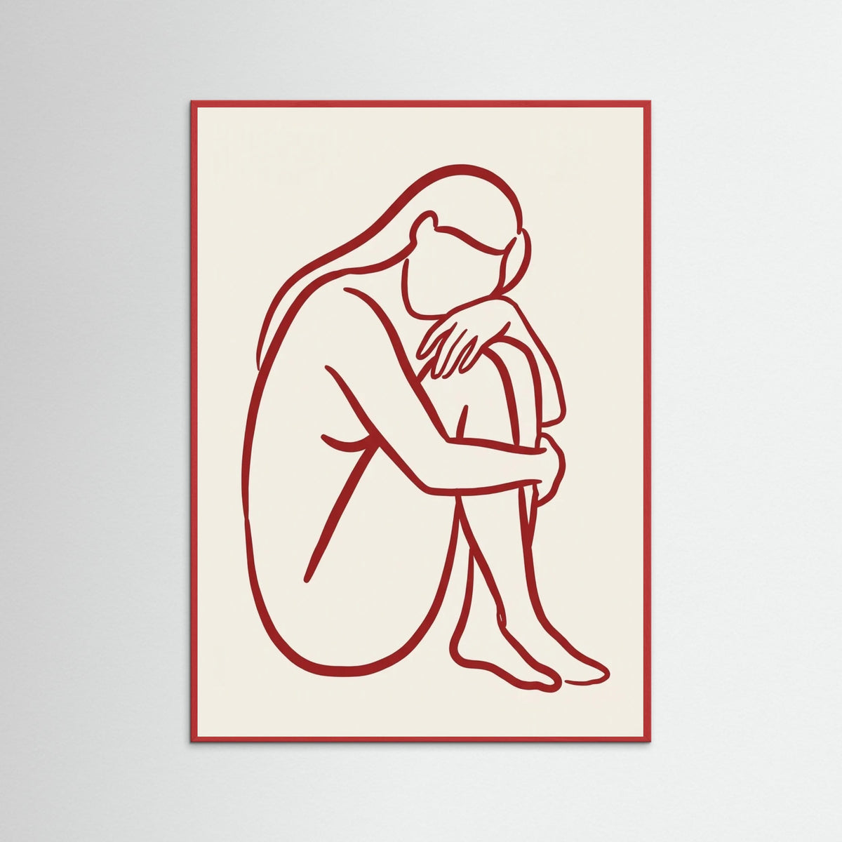 Red Wood Quiet Contemplation