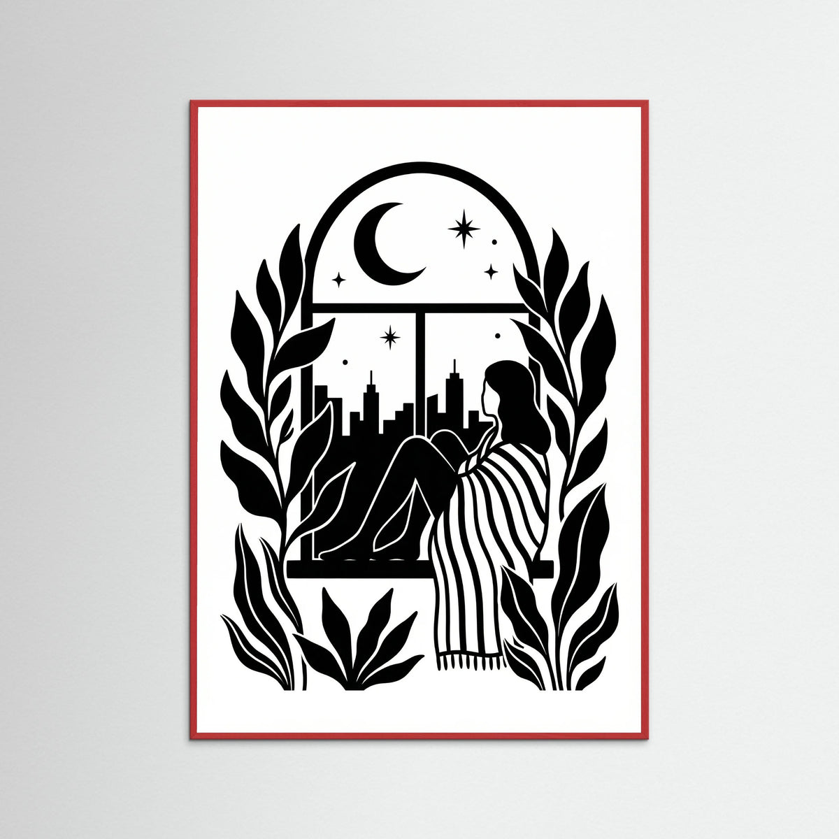 Red Wood Quiet Contemplation