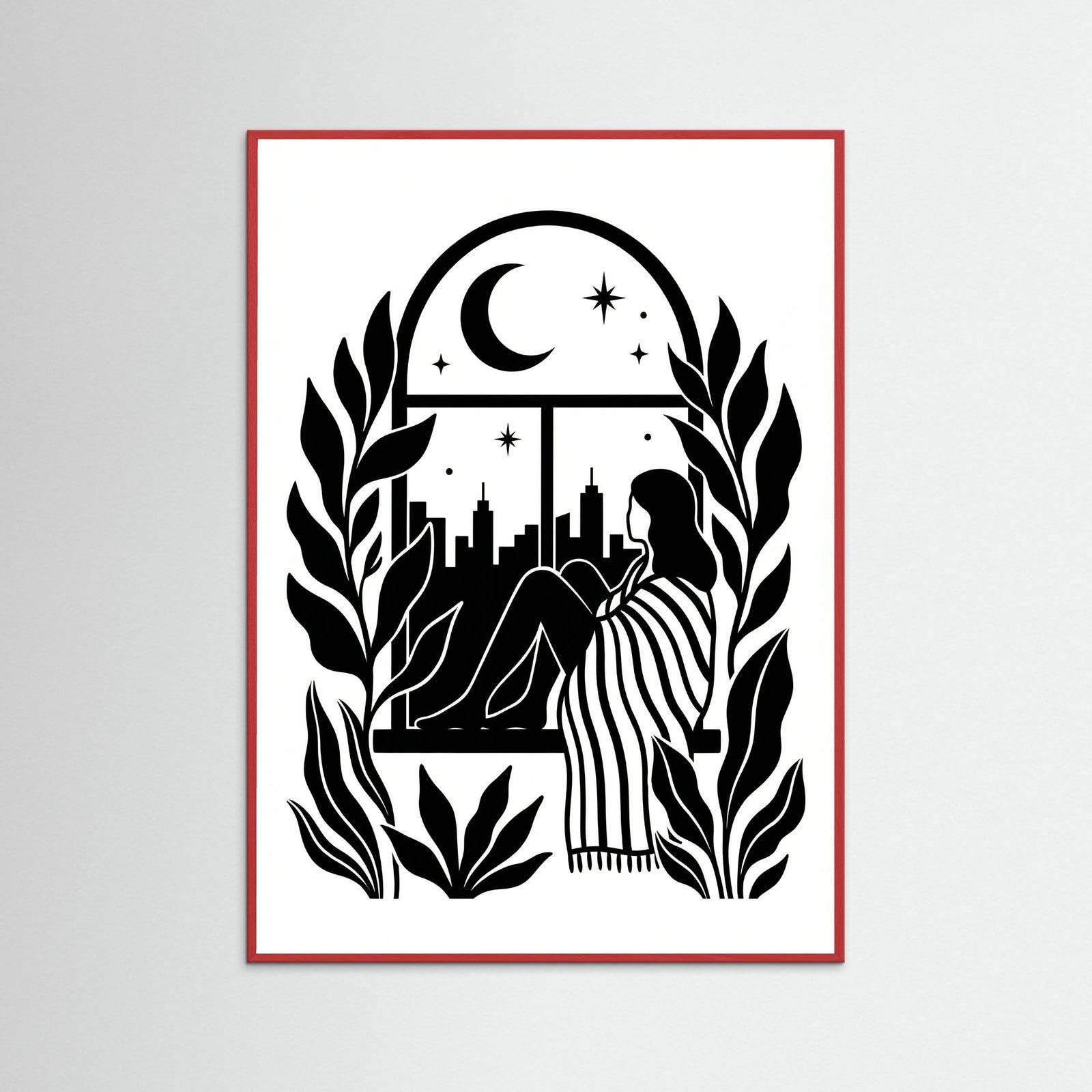 Red Wood Quiet Contemplation