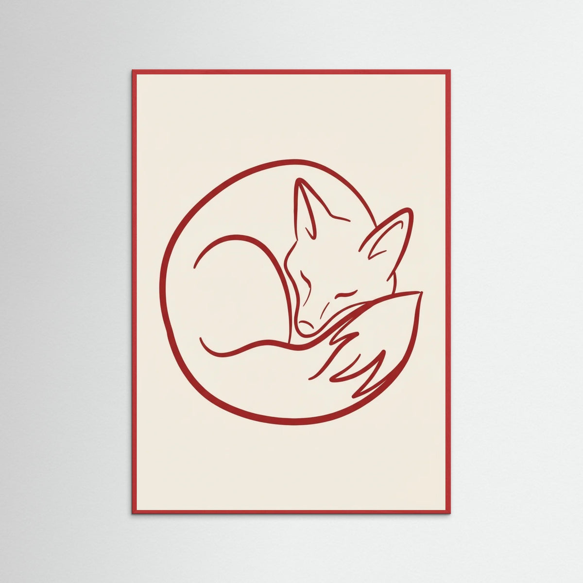 Red Wood Quiet Reflection