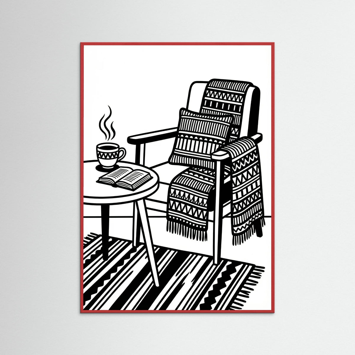 Red Wood Quiet Repose