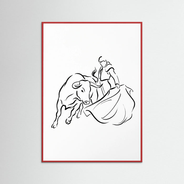 Red Wood Quixotic Lines