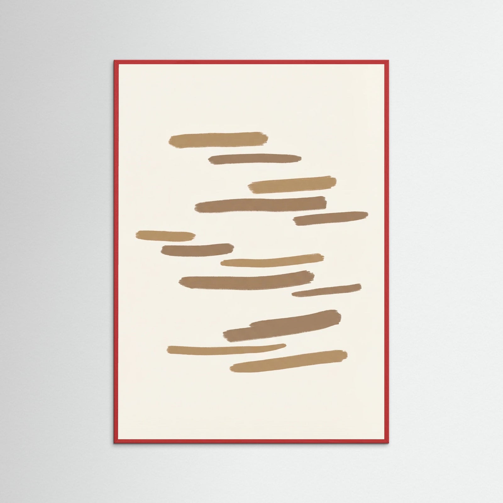 Red Wood Radial Glow