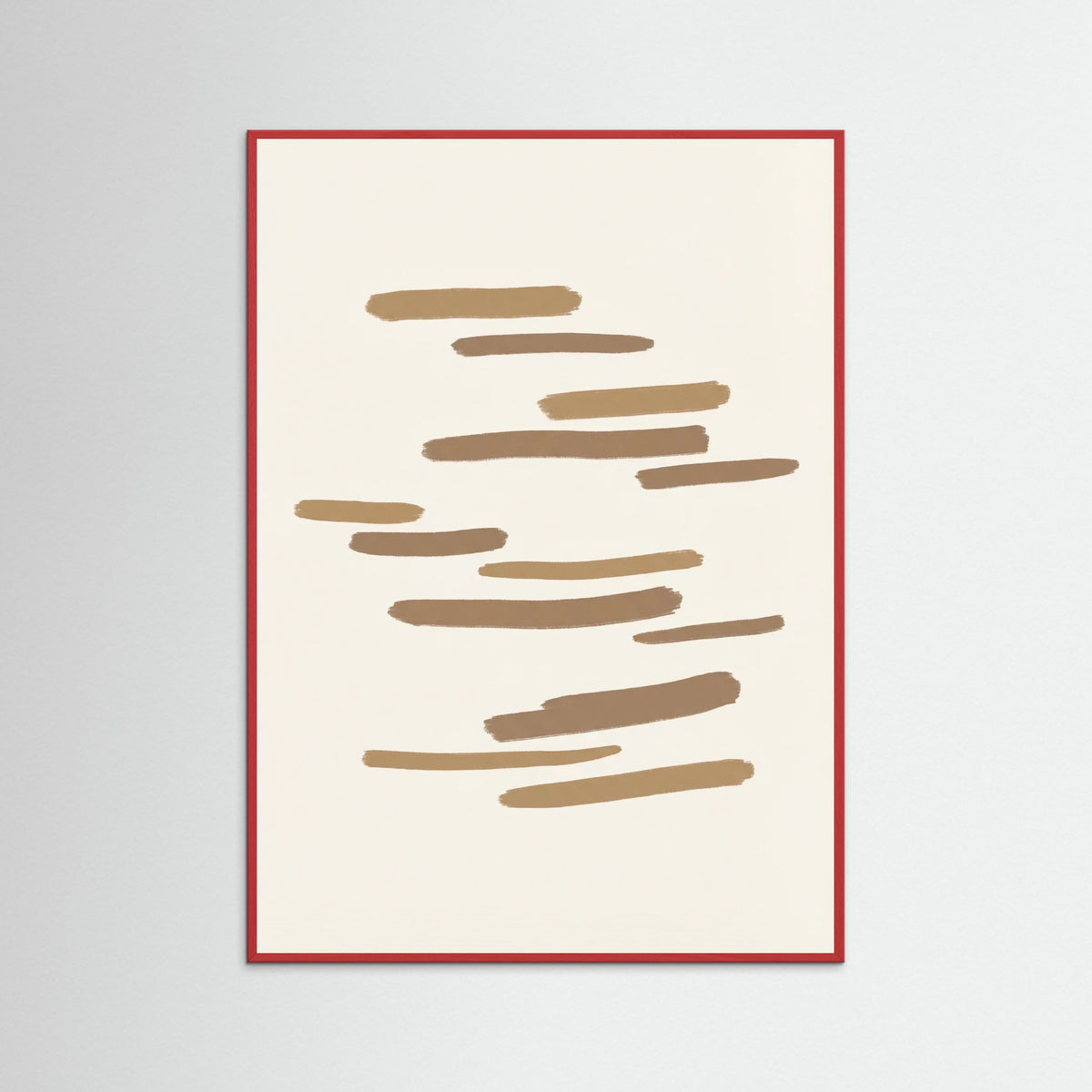 Red Wood Radial Glow