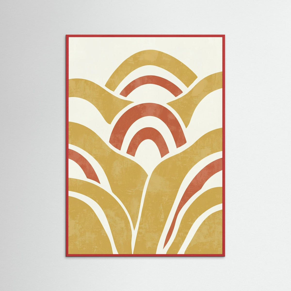 Red Wood Radiant Golden Bloom