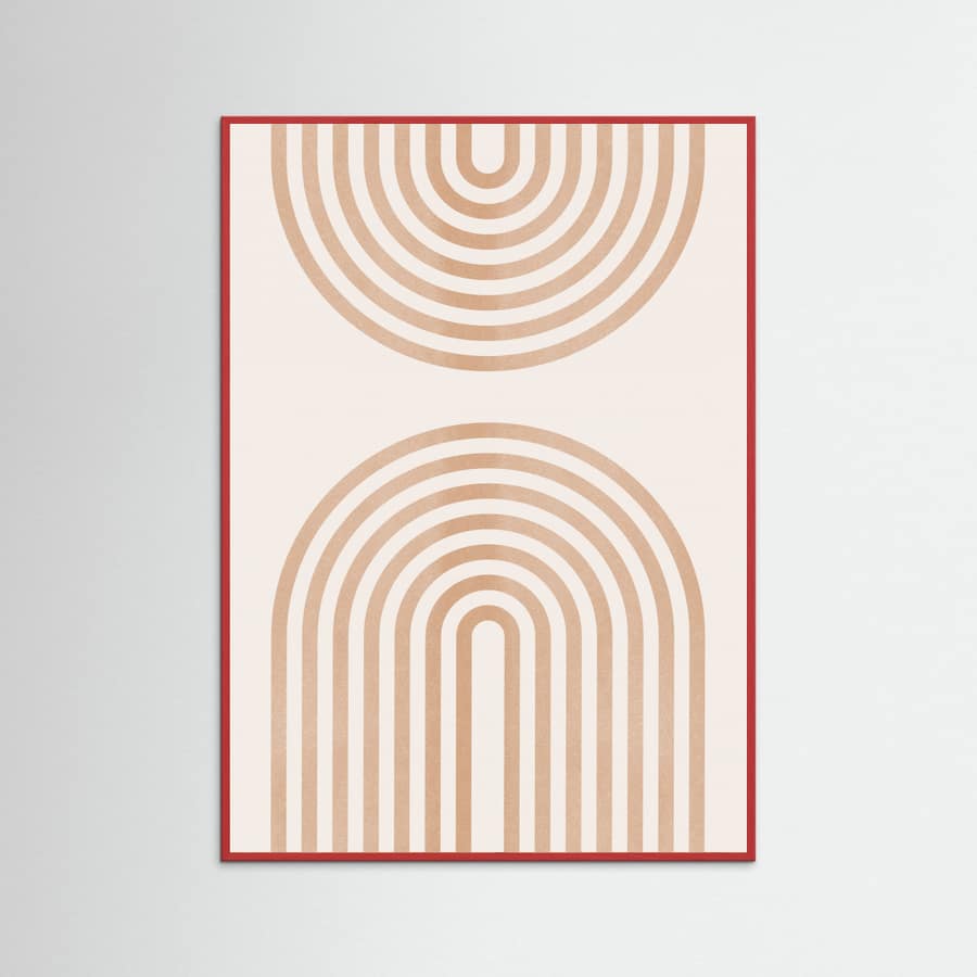 Rainbow Lines 2 Poster – plakat og kunsttryk