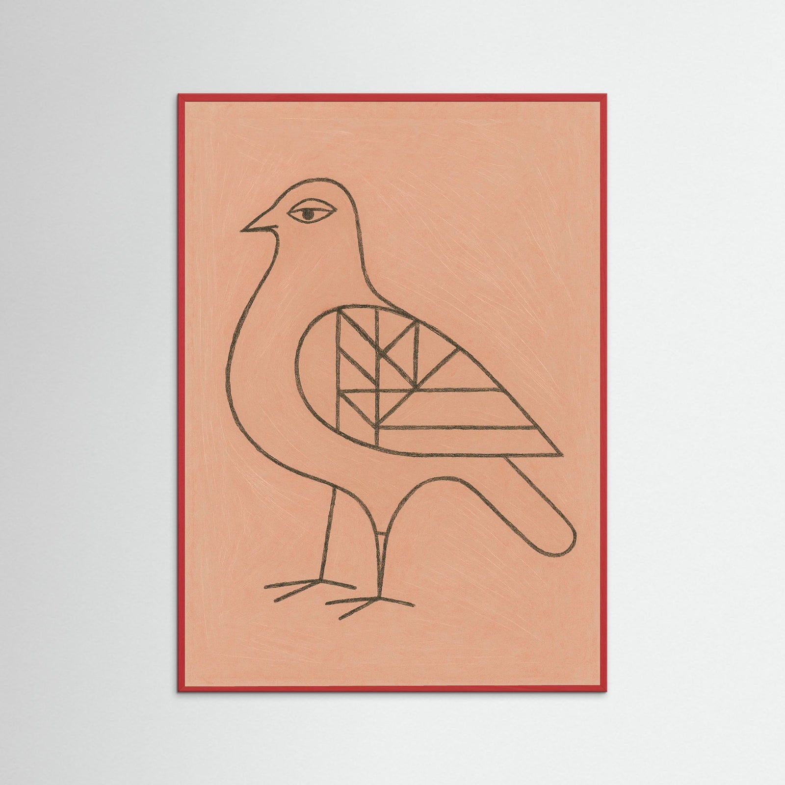 Red Wood Reflective Poise