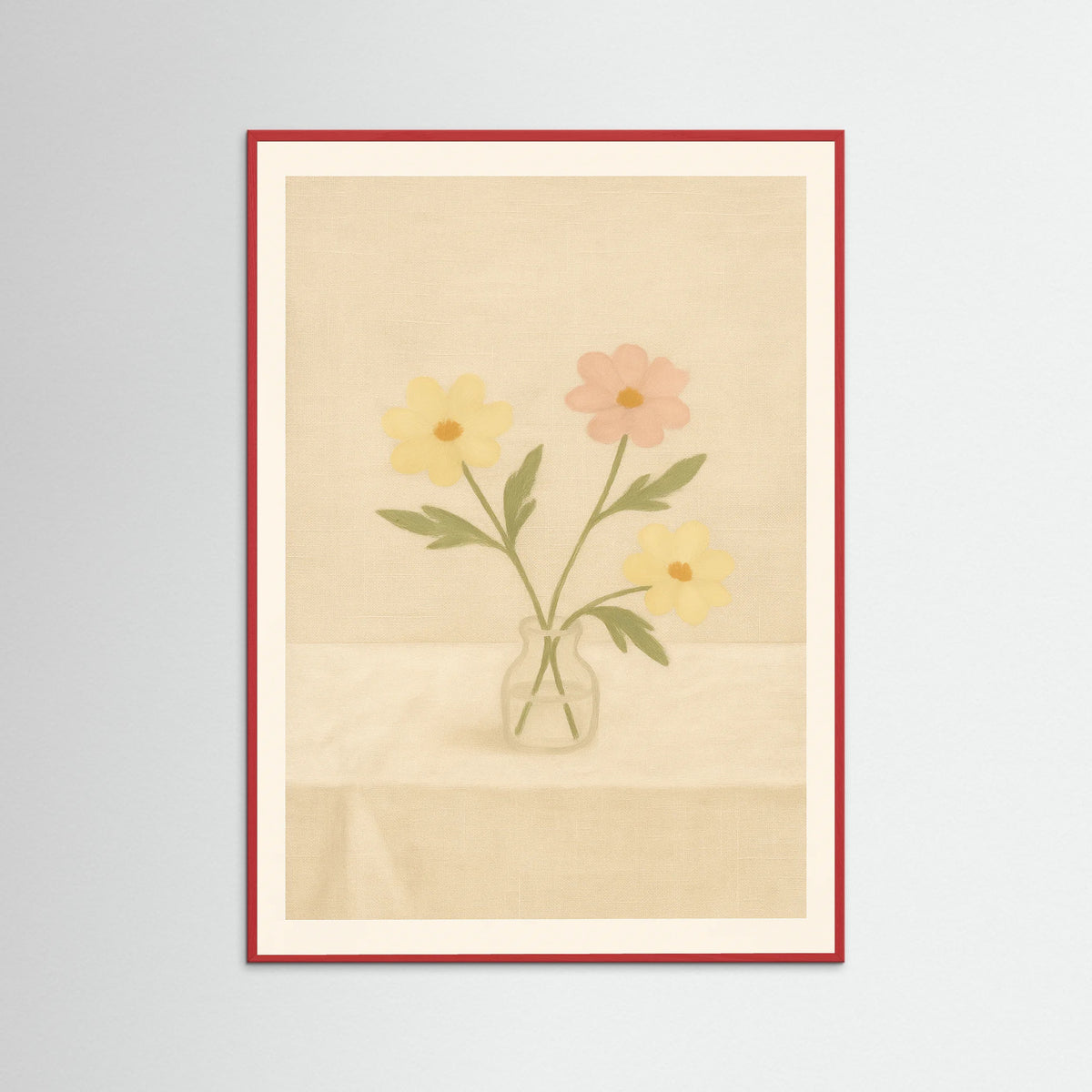 Red Wood Resting petals