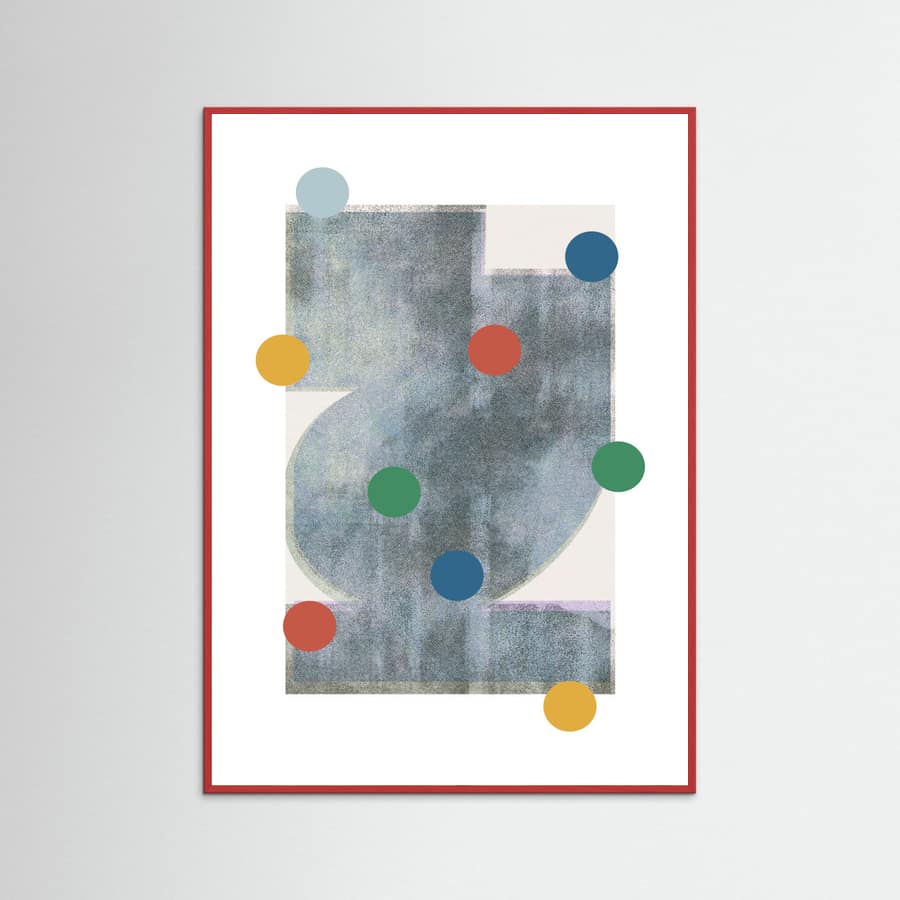 Poster Retro Dots No2. – poster e stampa artistica