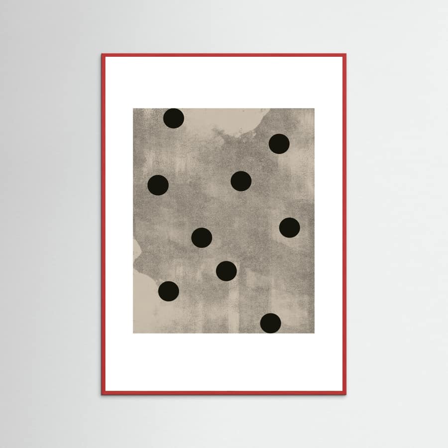 Retro Dots No.3 Poster – plakat og kunsttryk