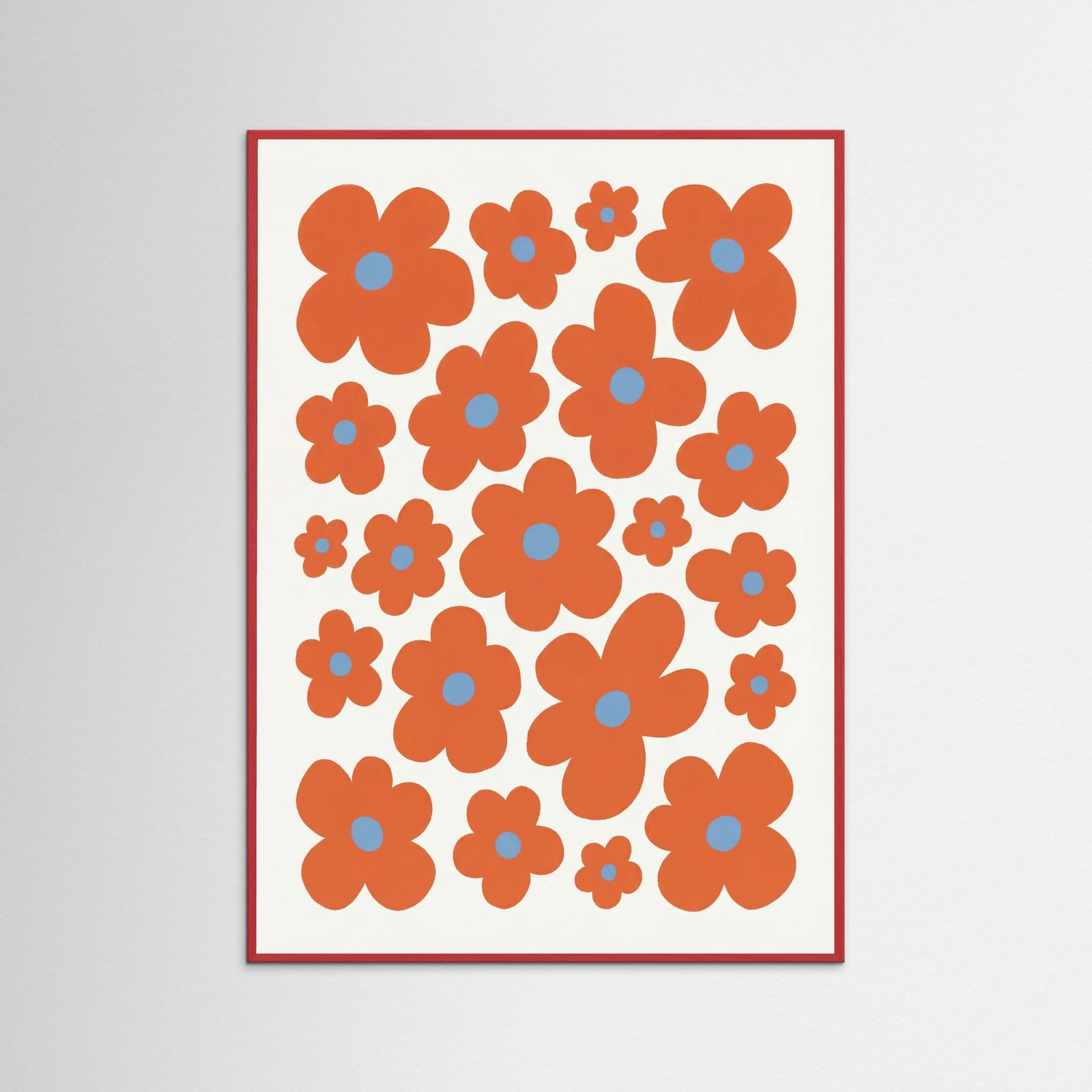 Red Wood Rhythmic Bloom Stack