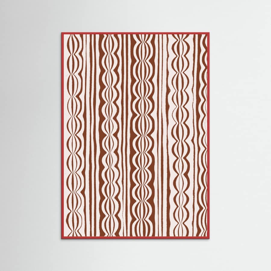 Rhythmic Waves Poster – poster and art print