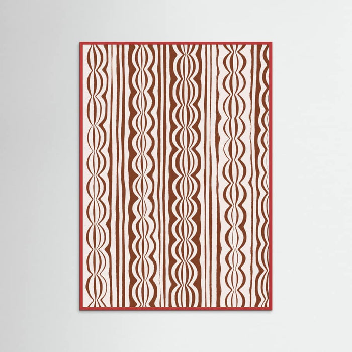 Rhythmic Waves Poster – poster and art print