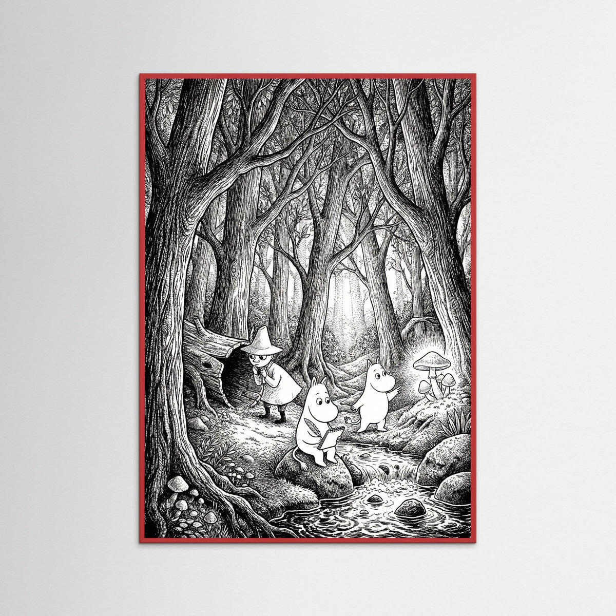 Red Wood Rocky Shoreline Adventure