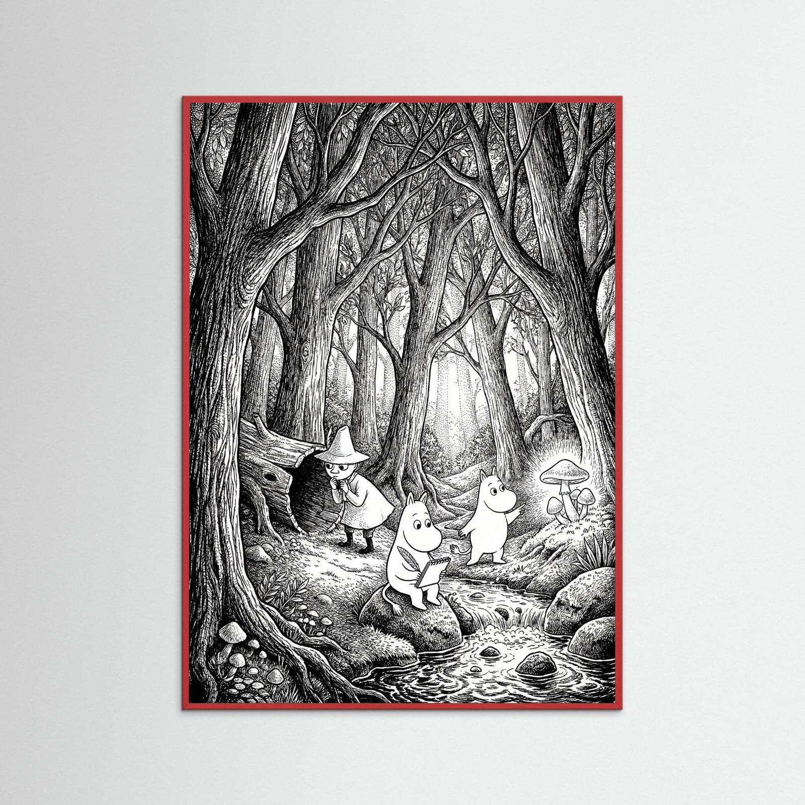 Red Wood Rocky Shoreline Adventure